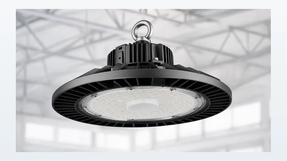 LED 工矿灯 HBL-048 200W 宽压 AC100-277V，用于 8-12 米高厂房与物流分拣中心